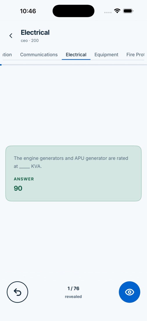 A Systems question on Electrical: the generators are rated at 90 KVA